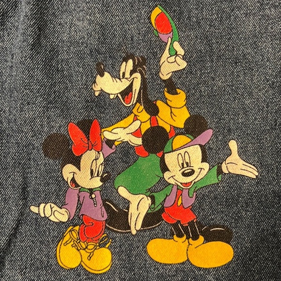 Vintage Disney Mickey Mouse Denim Shorts - Picture 5 of 7
